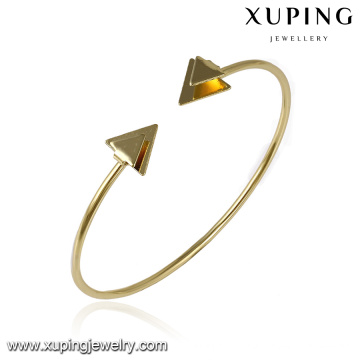 51645-14k золотые турецкие ювелирные изделия двойные треугольные браслеты